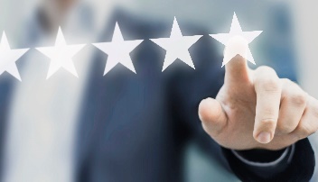 Avaliação cinco estrelas — trilha Performance